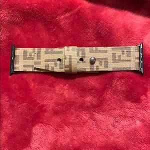 Fendi apple watch band handmade with Authentic
